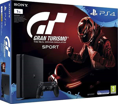 Sony Playstation 4 Slim 1TB Gran Turismo Sport Bundle
