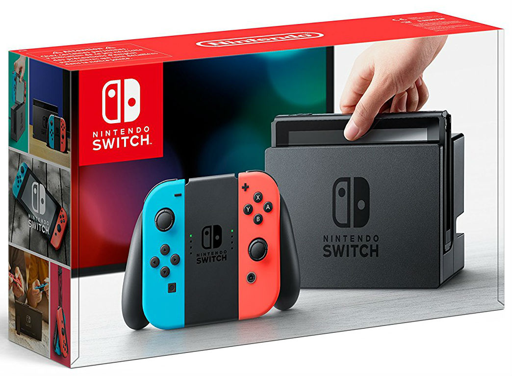 Nintendo Switch Neon Red and Neon Blue Joy Con - Nintendo Switch Gépek
