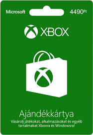 Xbox Live 4490 Ft értékű ajándékkártya - Xbox One Kiegészítők