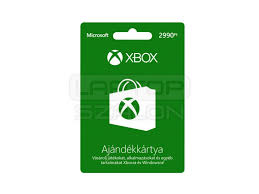Xbox Live 2990 Ft értékű ajándékkártya