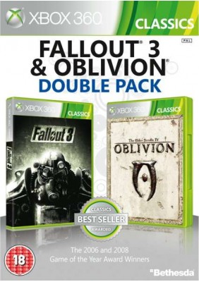 Fallout 3 & The Elder Scrolls IV Oblivion  - Xbox 360 Játékok