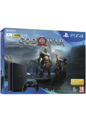 PlayStation 4 Slim 1 TB + God of War