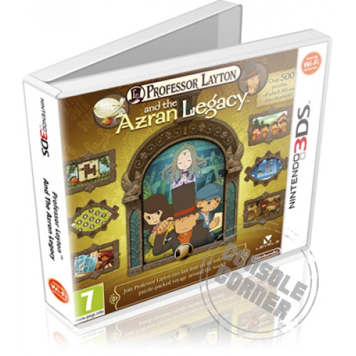 Professor Layton and the Azran Legacy (német) - Nintendo 3DS Játékok