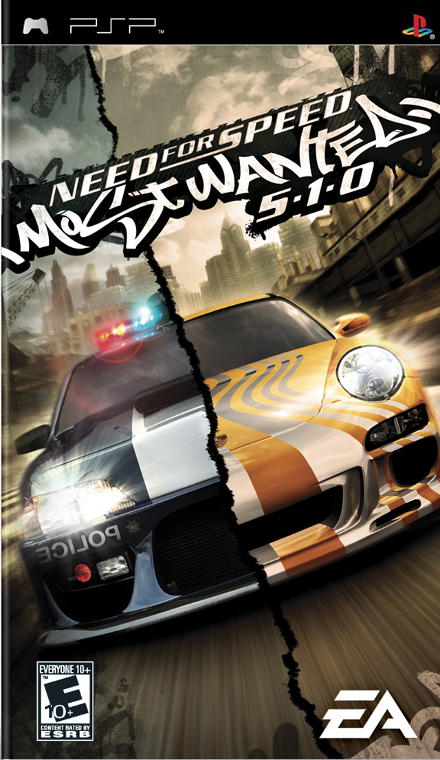 Need for Speed Most Wanted 5 1 0  - PSP Játékok