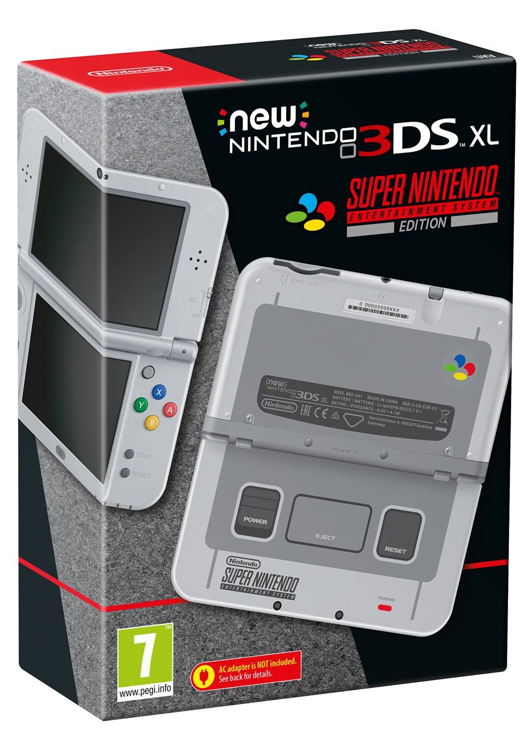 New Nintendo 3DS XL SNES (Super Nintendo) Edition - Nintendo 3DS Gépek