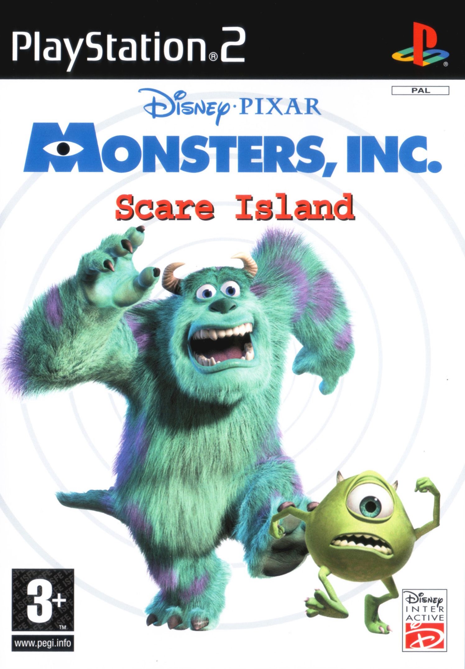 Disney Pixar Monsters Inc Scare Island - PlayStation 2 Játékok