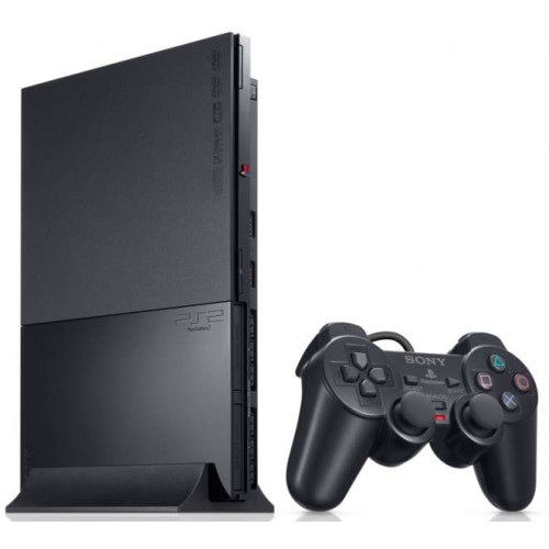 PlayStation 2 Slim Fekete