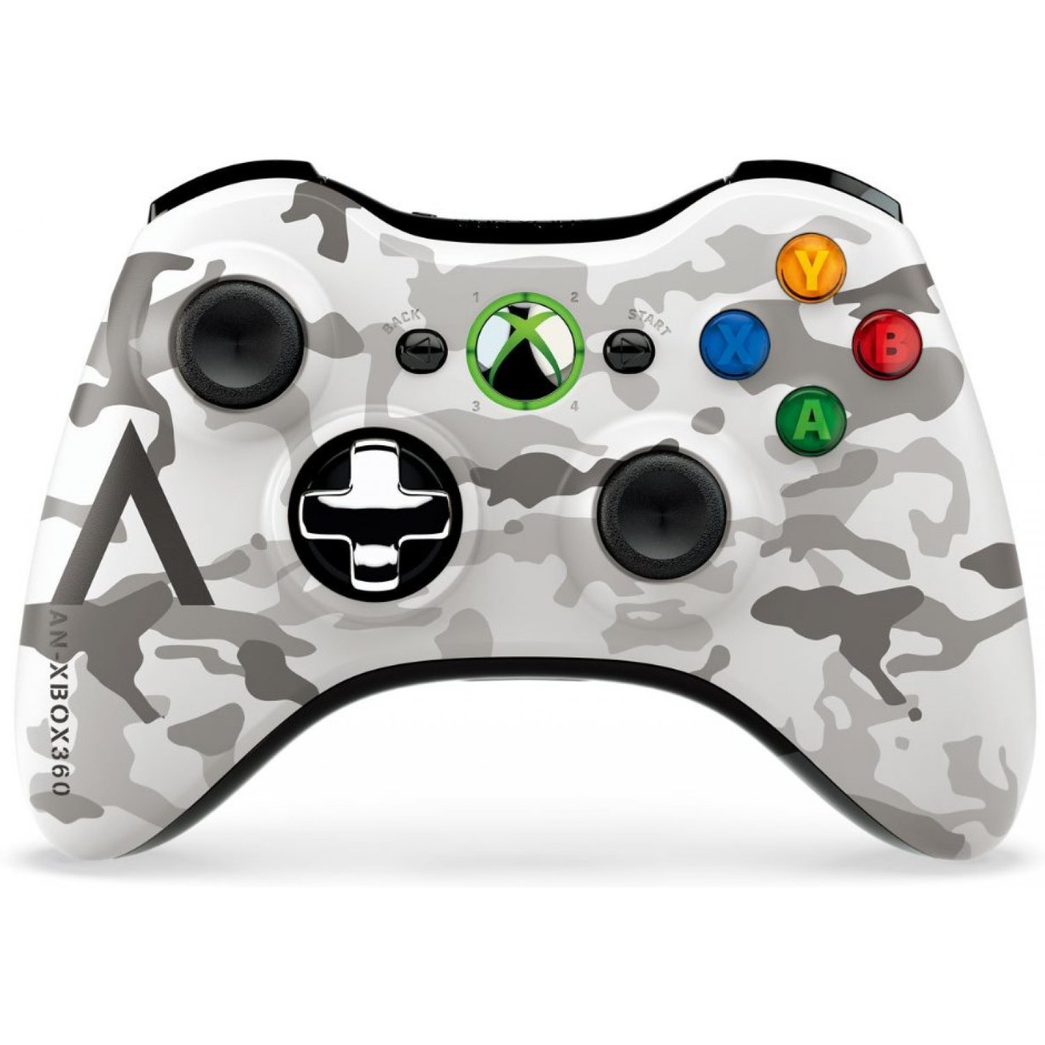 Xbox 360 Wireless Controller Arctic Camouflage - Xbox 360 Kontrollerek