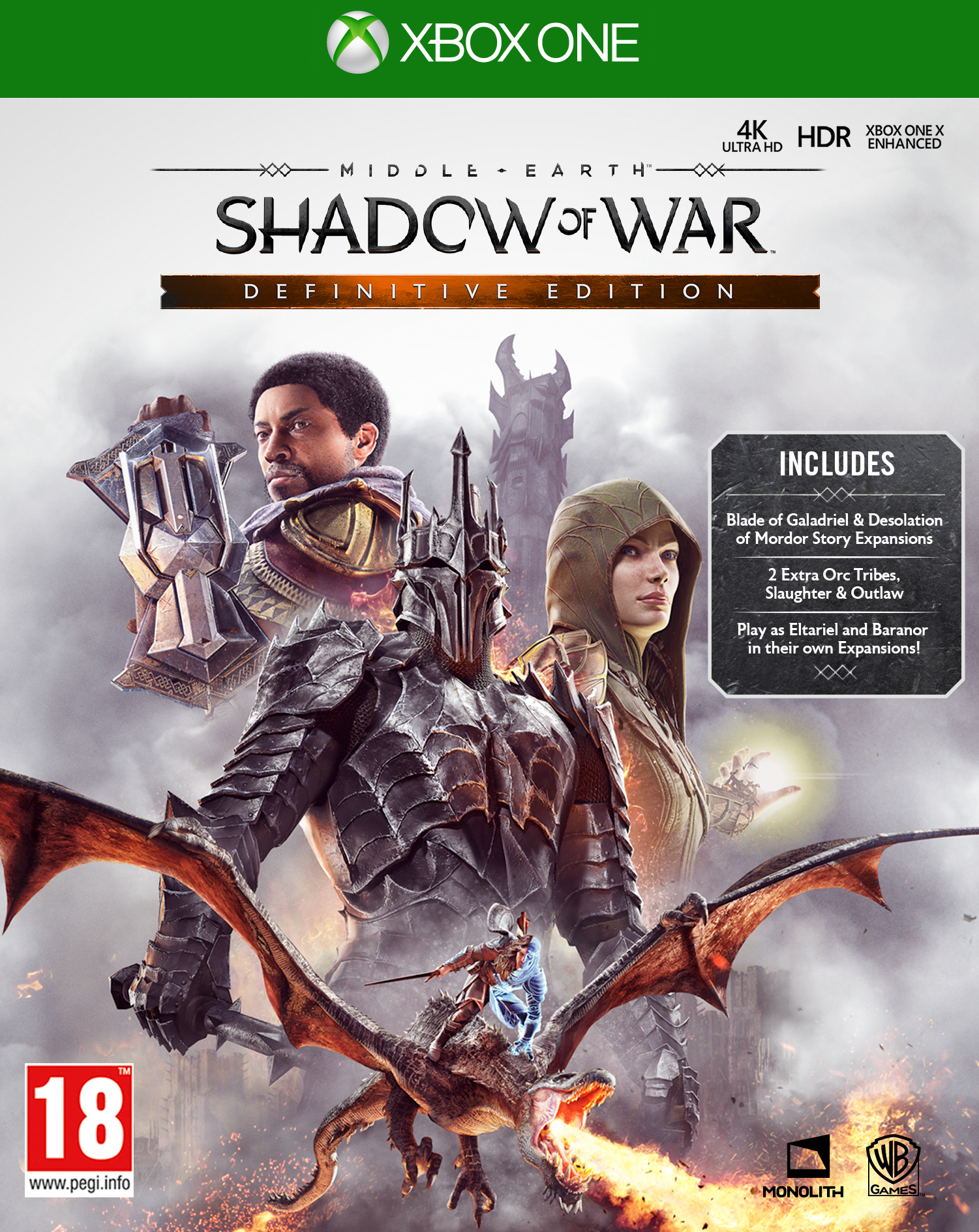 Middle Earth Shadow of War Definitive Edition