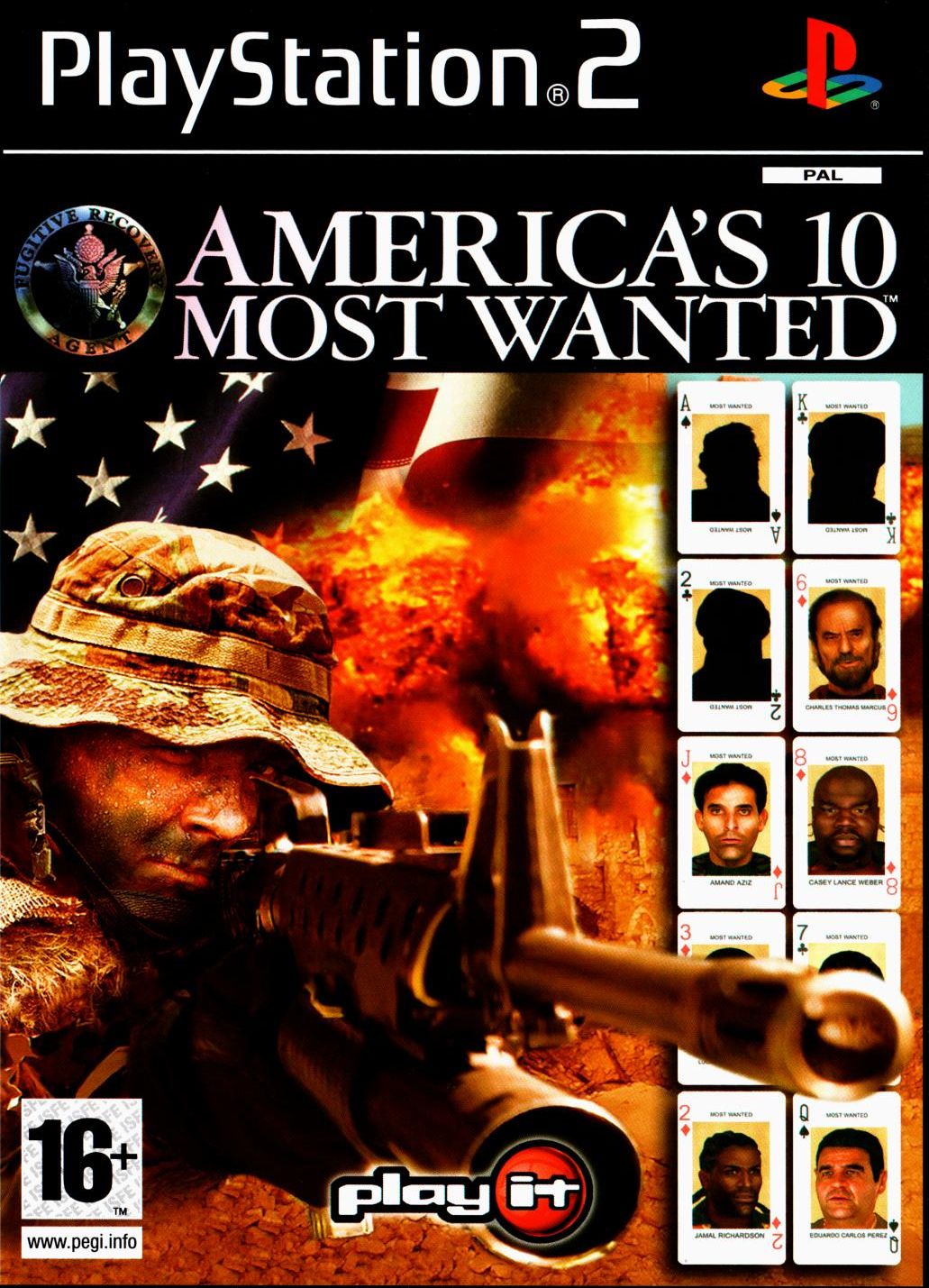 Americas 10 Most Wanted - PlayStation 2 Játékok