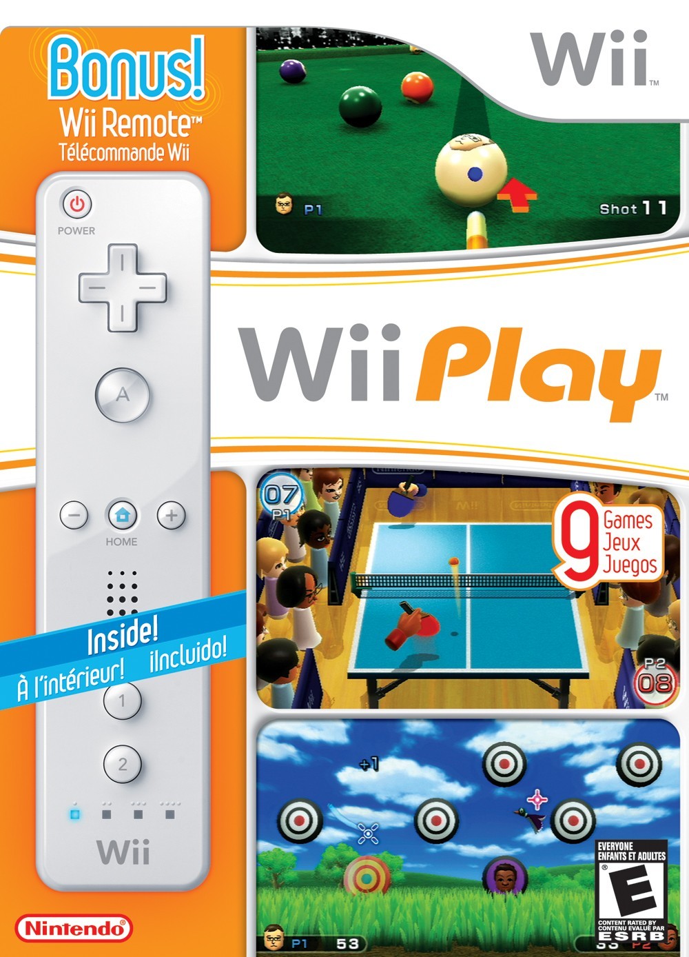 Wii Play + Kontroller - Nintendo Wii Játékok