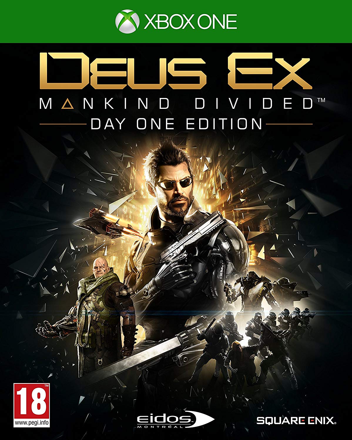 Deus Ex Mankind Divided Day One Edition Steelbook - Xbox One Játékok