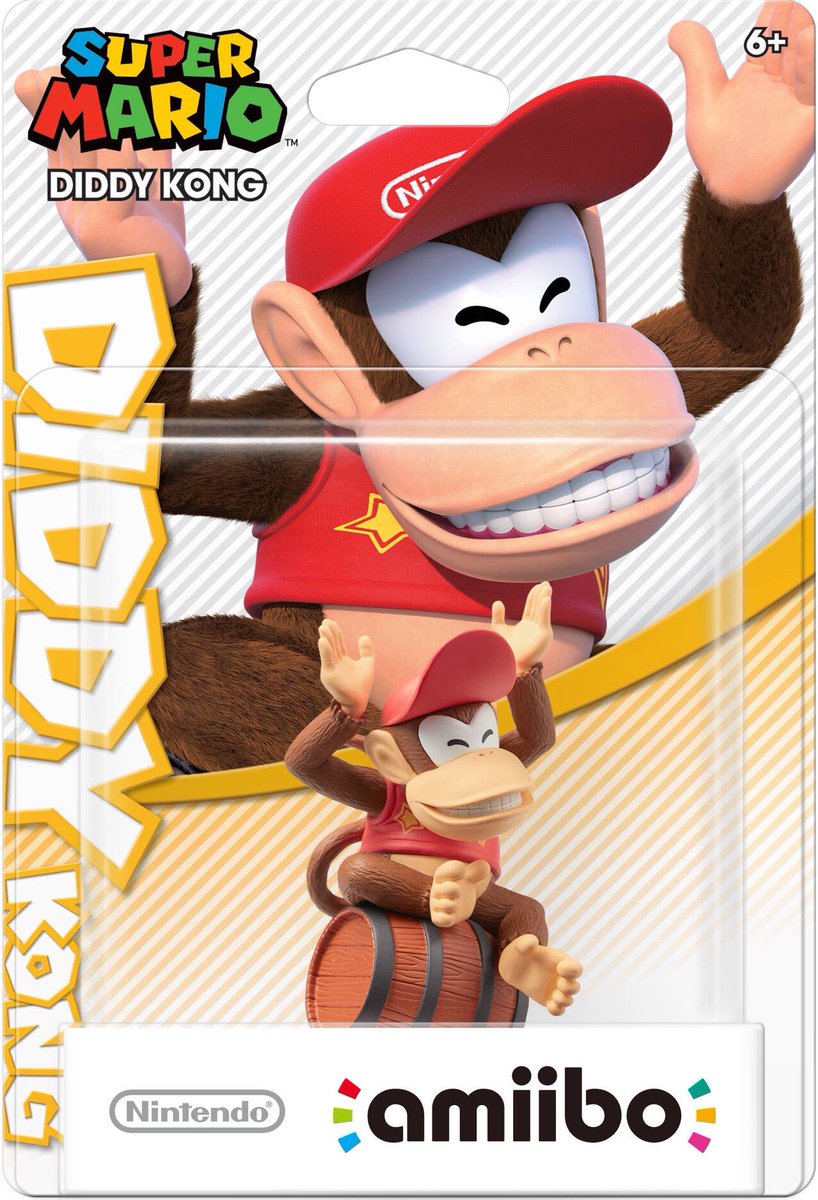 Diddy Kong Amiibo Super Mario - Akció Figurák Amiibo