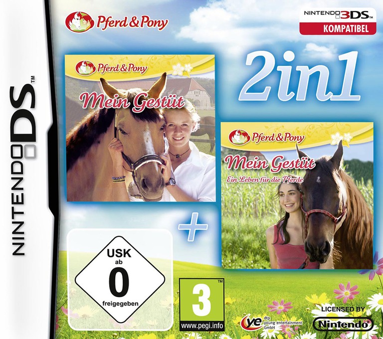 Life with Horses 3D + My Western Horse 3D 2in1 - Nintendo 3DS Játékok