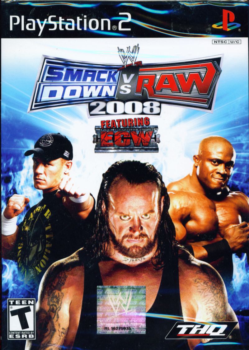 WWE SmackDown vs Raw 2008 - PlayStation 2 Játékok