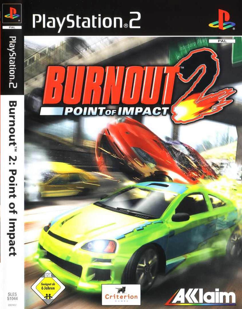 Burnout 2 Point Of Impact - PlayStation 2 Játékok
