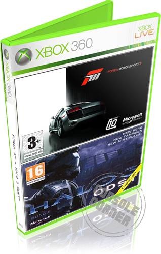 Forza Motorsport 3 + Halo 3 ODST - Xbox 360 Játékok