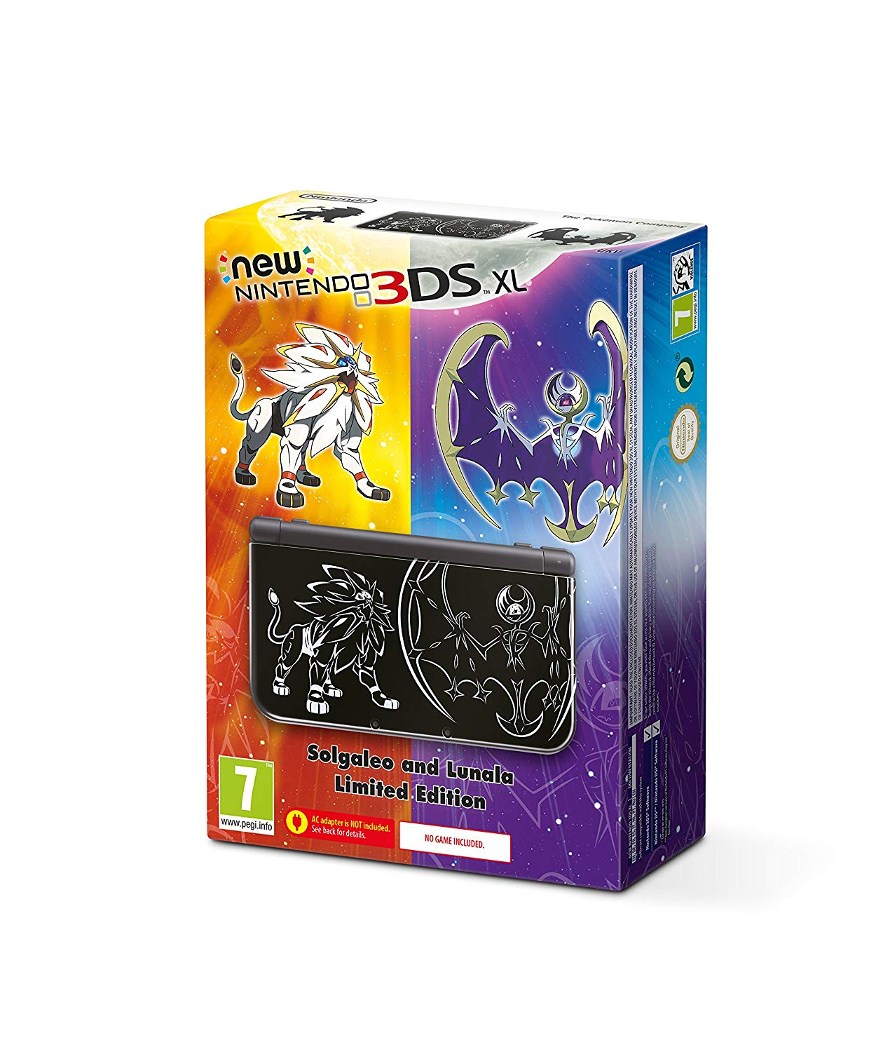 New Nintendo 3DS XL Solgaleo and Lunala Edition