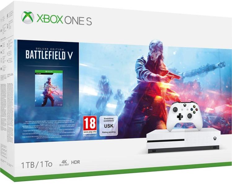 Xbox One S 1TB Battlefield V Bundle