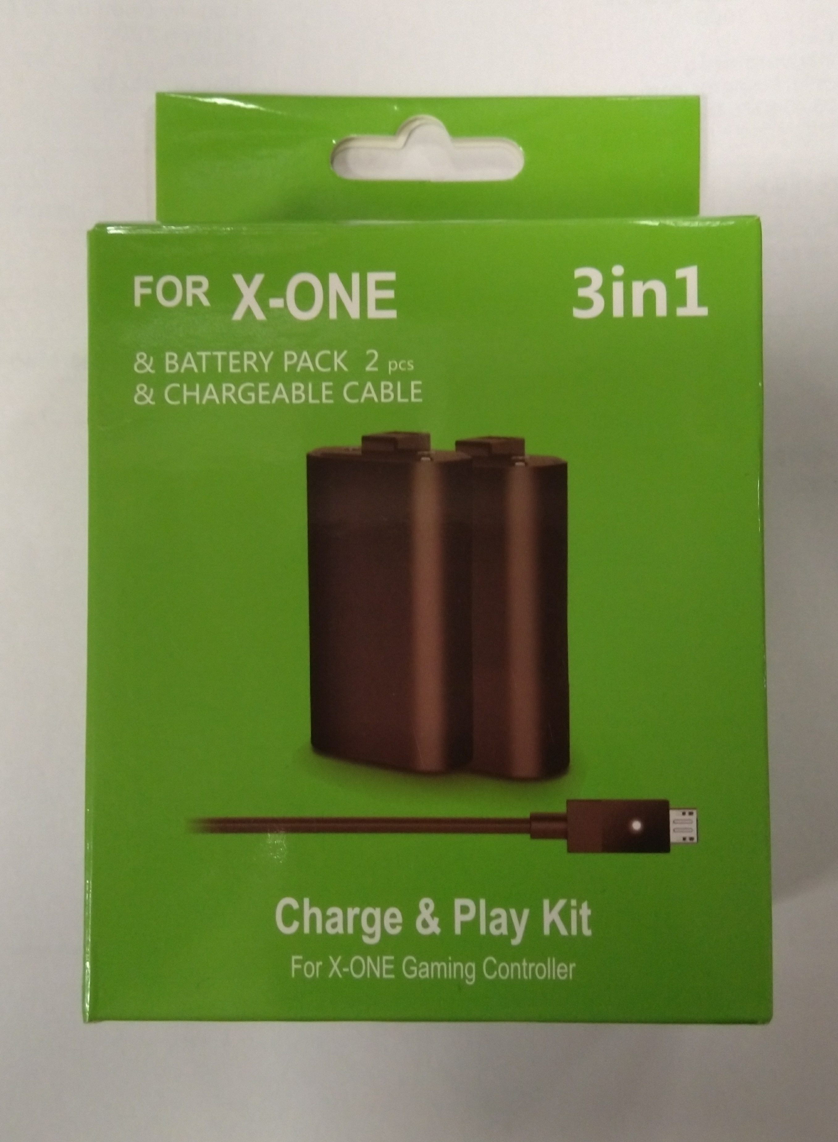 X-One Charge and Play Kit 3in1 2800mAh OEM - Xbox One Kiegészítők