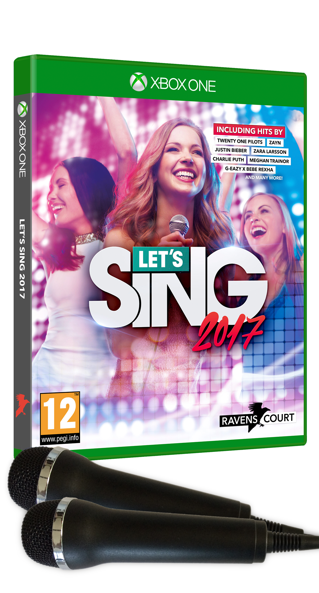 Lets Sing 2017 + 2db Mikrofon