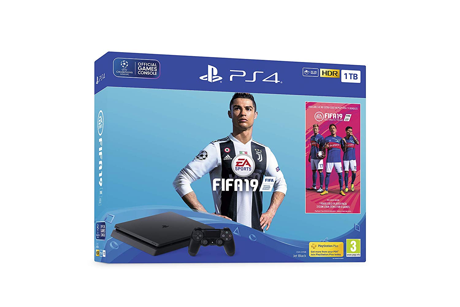 PlayStation 4 Slim 1TB + FIFA 19