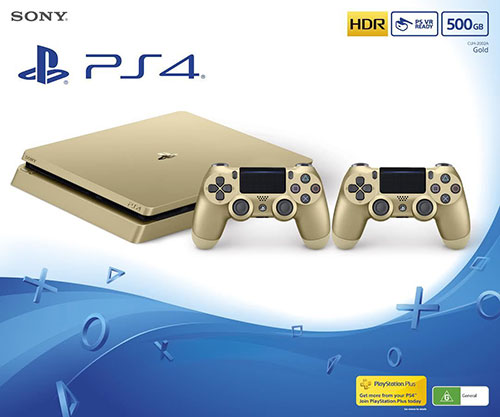 Sony Playstation 4 Slim 500 GB Gold Bundle ( Ajándék Kontrollerrel )