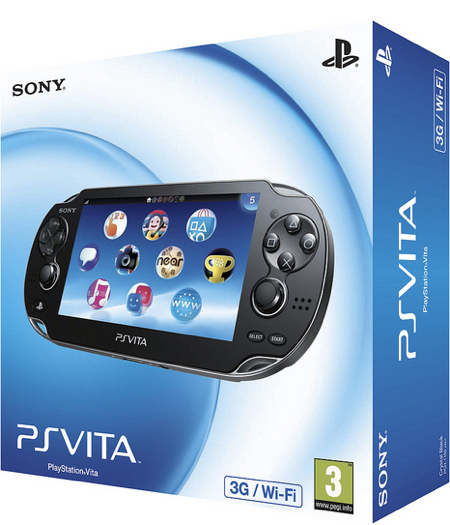 PlayStation Vita Crystal Black (3G/Wi-Fi) 