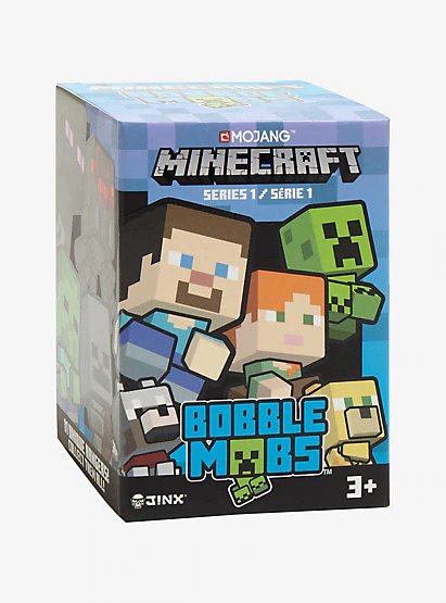 Minecraft Bobble Mobs Blind Packs Series 1 Kulcstartó