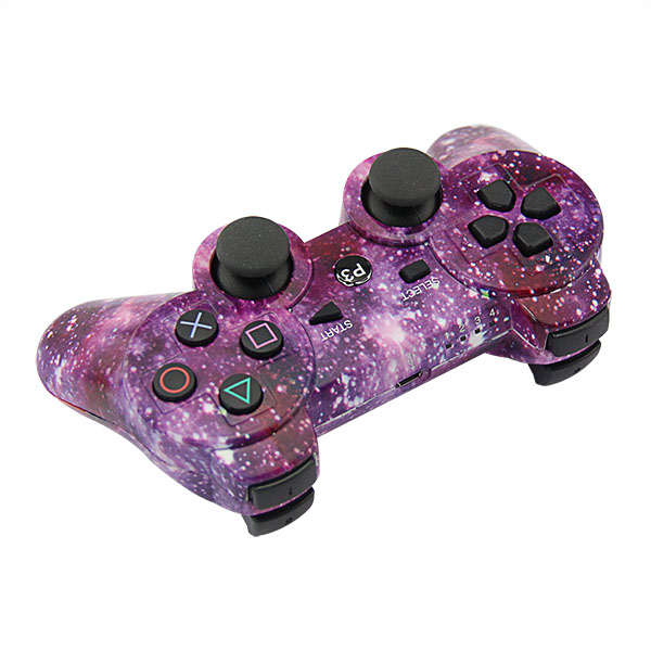 P3 PlayStation 3 Wireless Controller (Purple Star Camouflage)