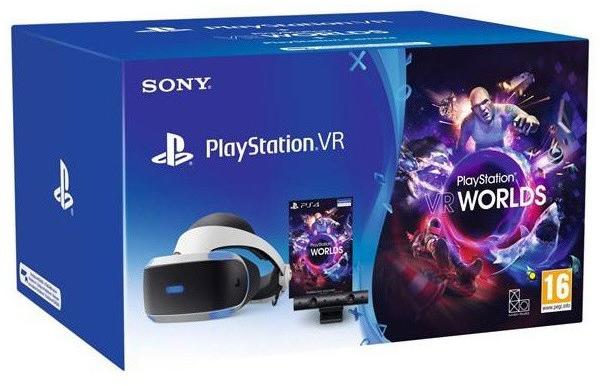 PlayStation VR V2 + Camera (V2) + VR Worlds (Digitális Kód)