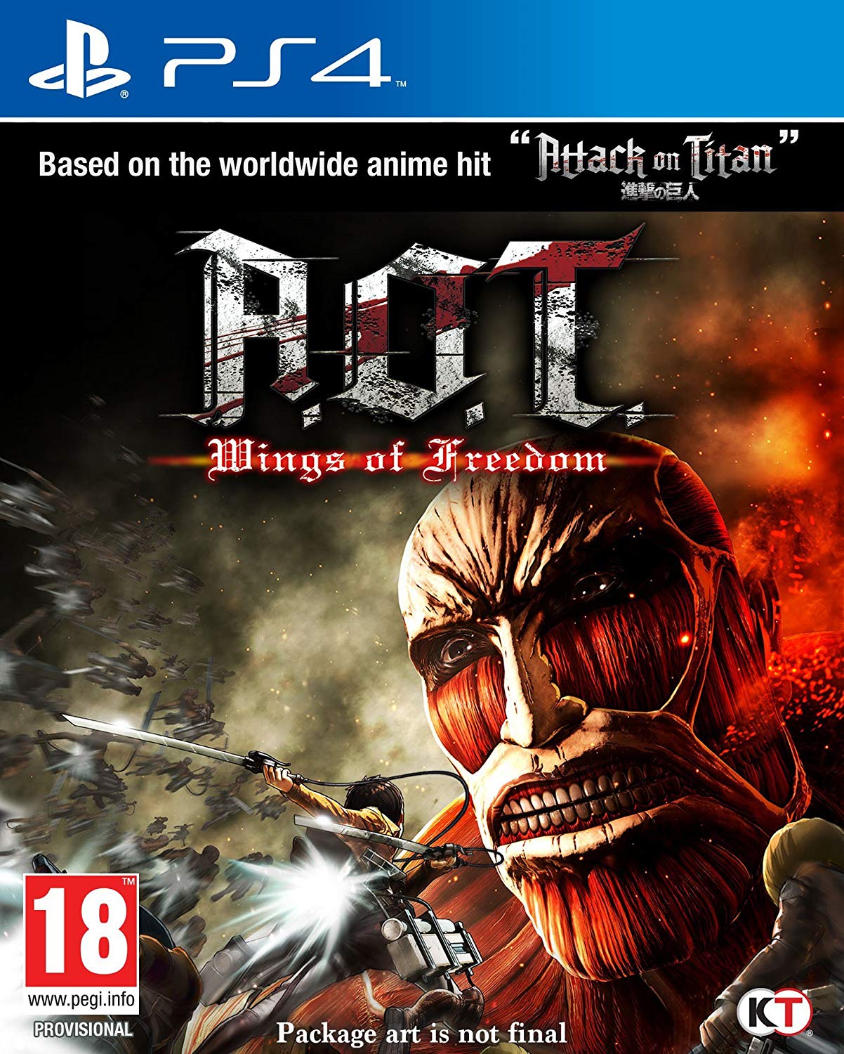 A.O.T. Wings of Freedom - PlayStation 4 Játékok
