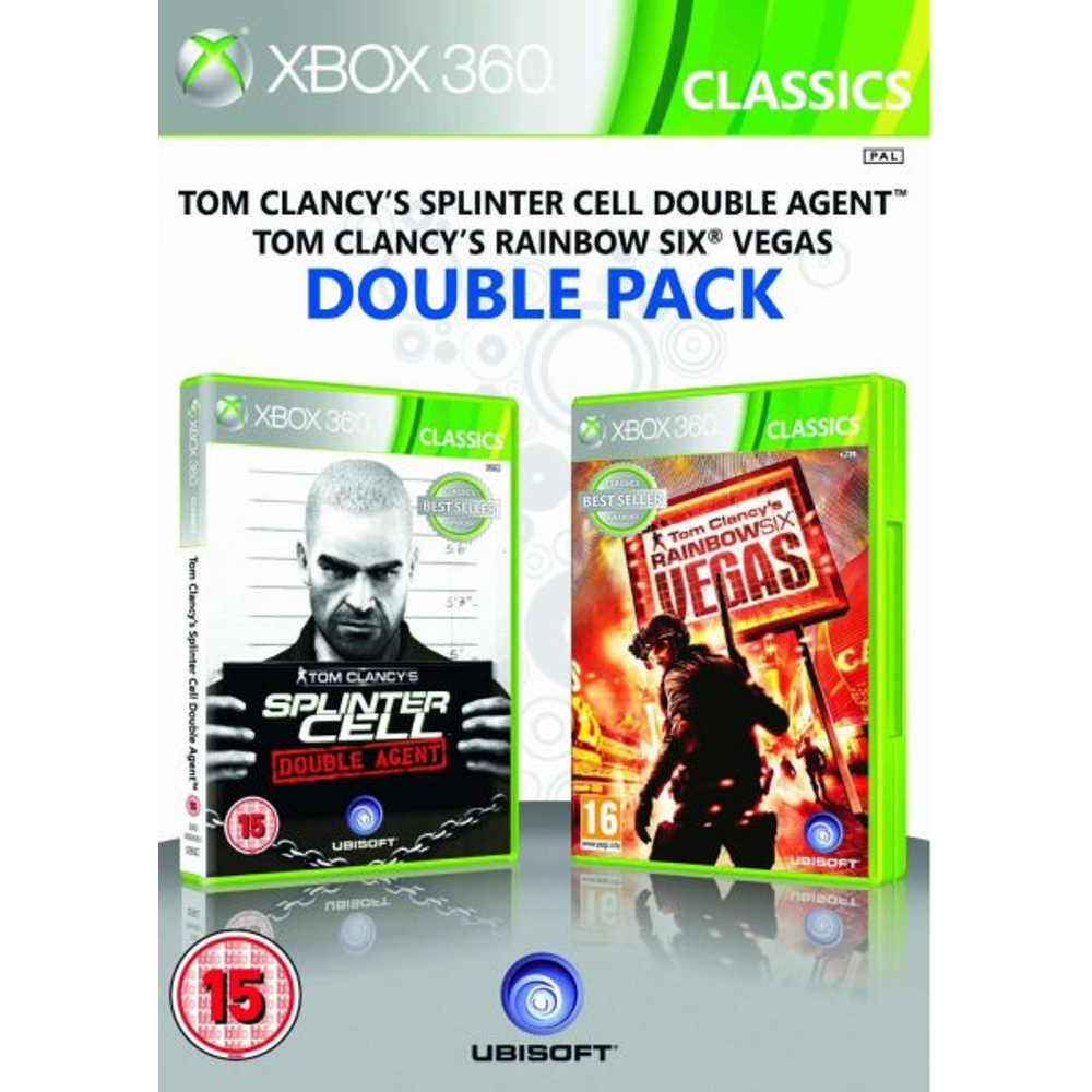 Tom Clancys Splinter Cell Double Agent Tom Clancys Rainbow Six Vegas Double Pack - Xbox 360 Játékok