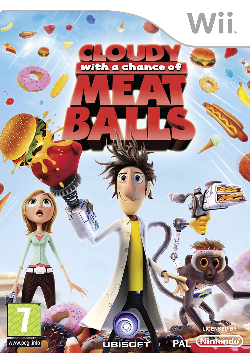 Cloudy With A Chance Of Meatballs - Nintendo Wii Játékok
