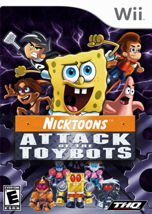 Nickelodeon Spongebob And Friends Attack of the Toybots - Nintendo Wii Játékok