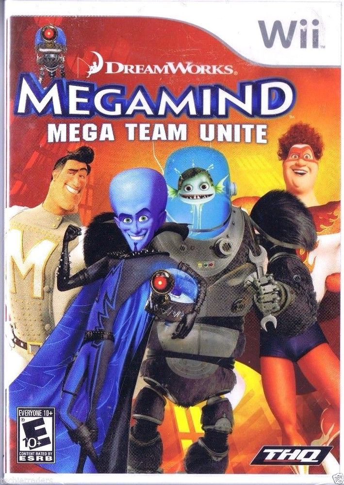 Dreamworks Megamind Mega Team Unite - Nintendo Wii Játékok