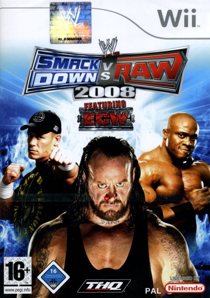 WWE Smackdown vs Raw 2008 - Nintendo Wii Játékok