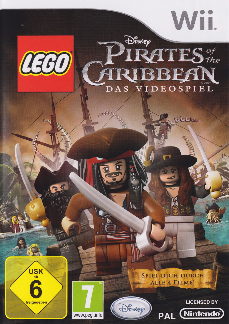 Lego Disney Pirates of the Caribbean The Videogame - Nintendo Wii Játékok