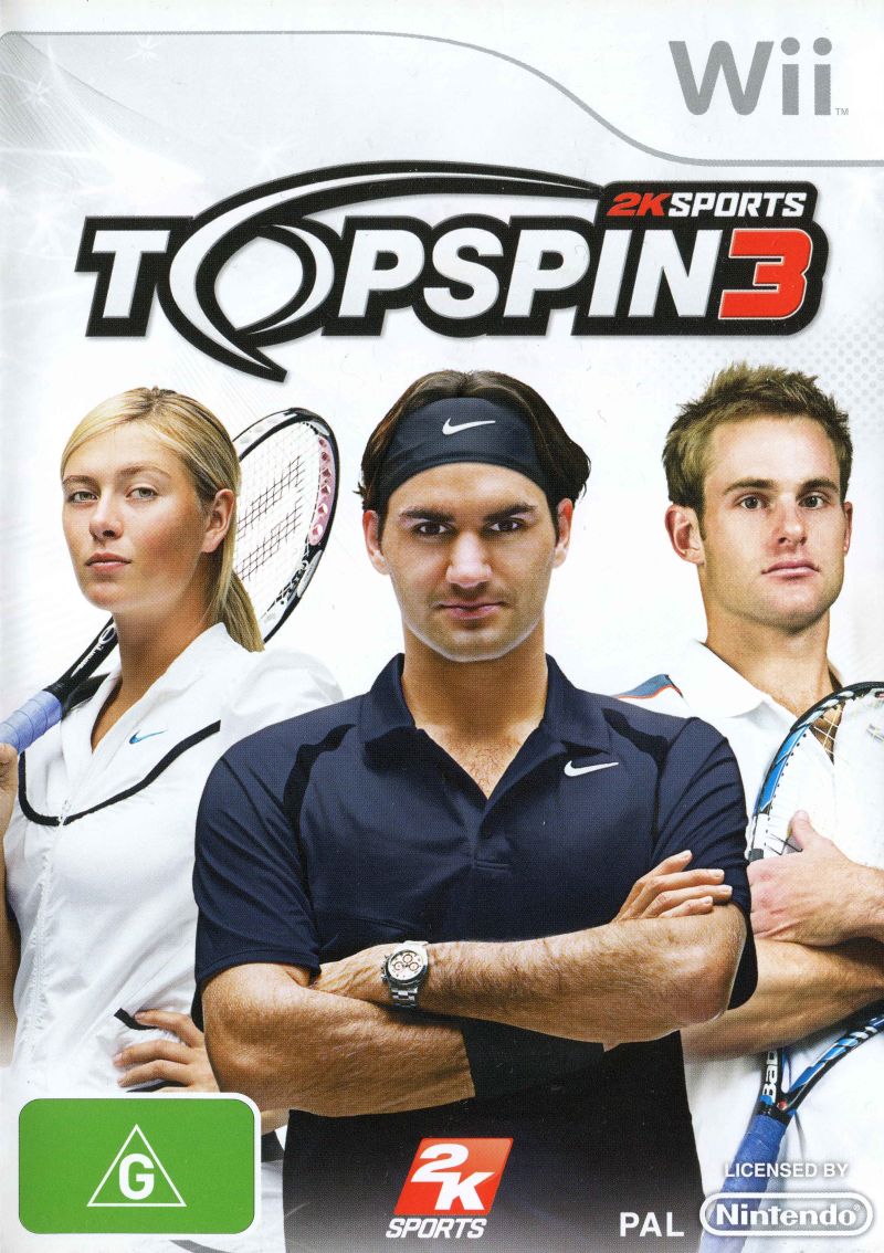 Top Spin 3 - Nintendo Wii Játékok