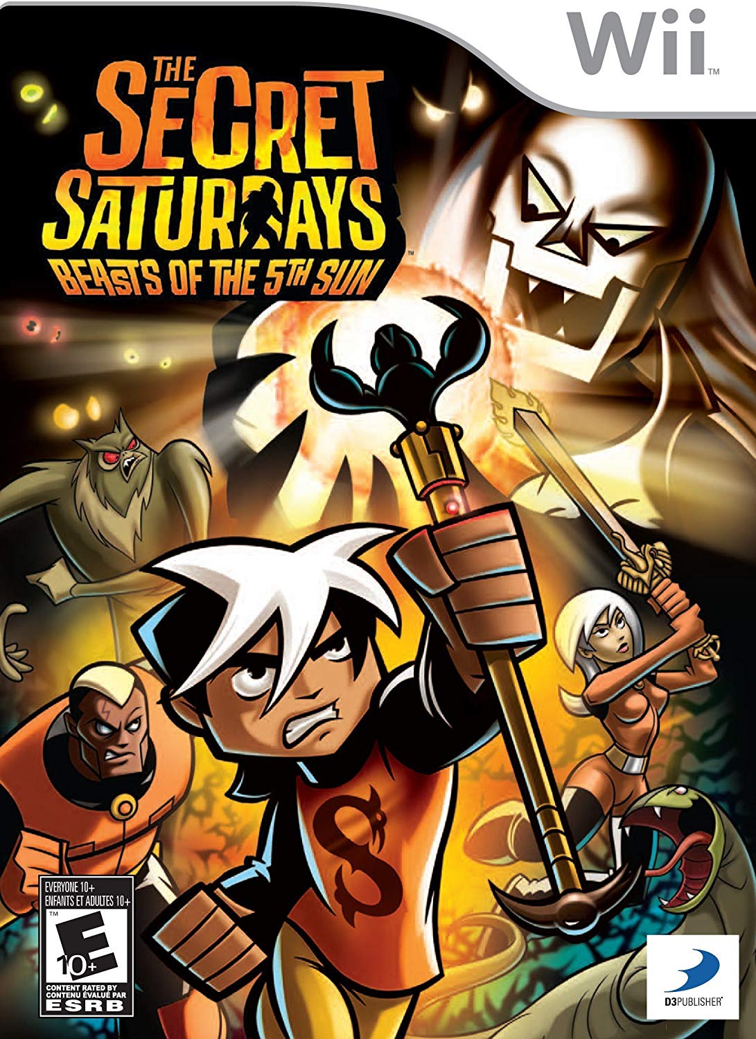 The Secret Saturdays Beasts of the 5th Sun - Nintendo Wii Játékok