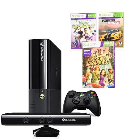 Xbox 360 E 500gb + Kinect + 3 játék