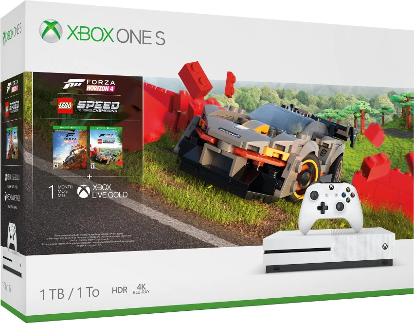 Xbox One S 1TB + Forza Horizon 4: LEGO Speed Champions Bundle