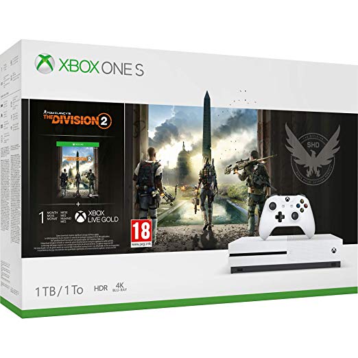 Xbox One S 1TB - The Division 2 Bundle