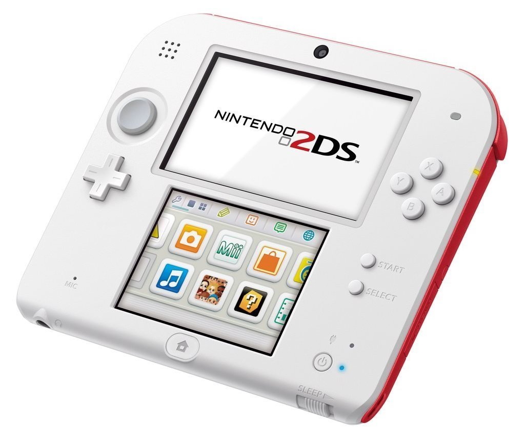 Nintendo 2DS White/Red