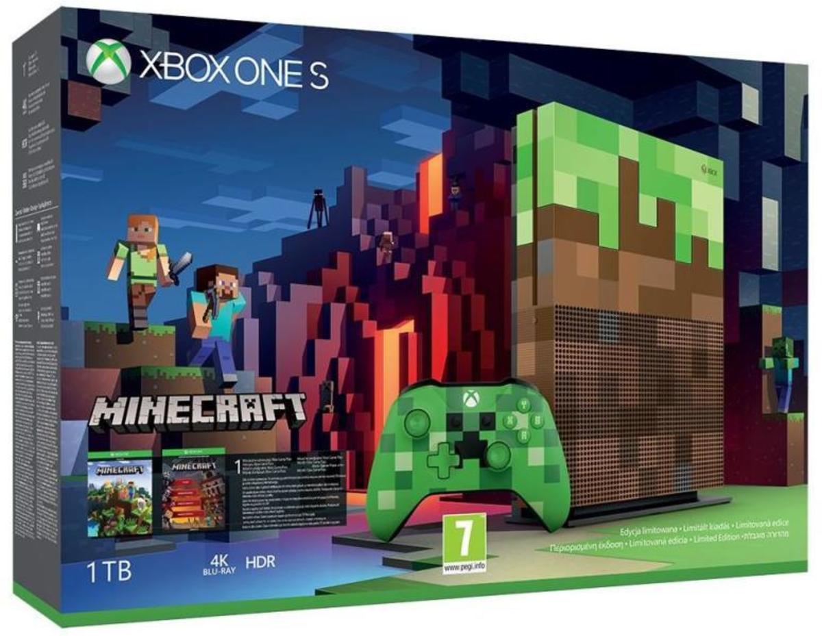 Microsoft Xbox One S 1TB Minecraft Limited Edition - Xbox One Gépek