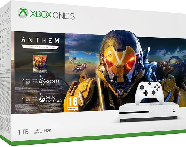 Xbox One S 1TB Anthem Legion Of Dawn Edition Bundle