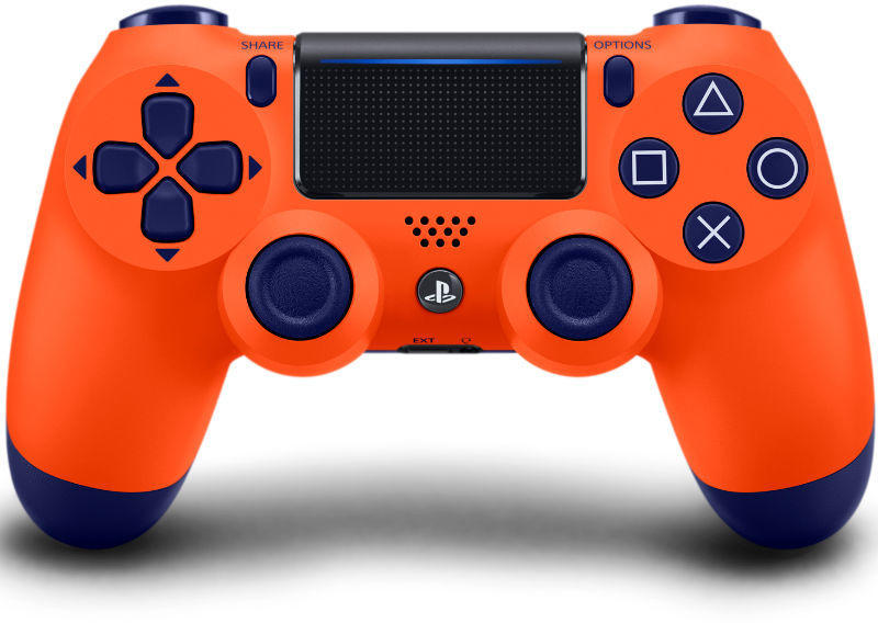 Playstation 4 (PS4) Dualshock 4 kontroller (Sunset Orange) (Refurbished/felújított) - PlayStation 4 Kontrollerek