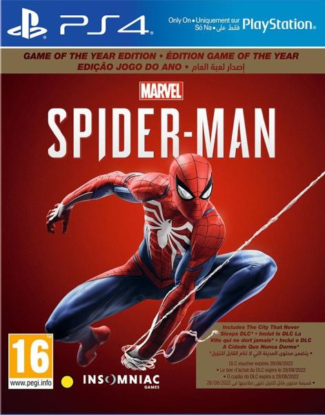 Spider Man 2018 Game of the Year