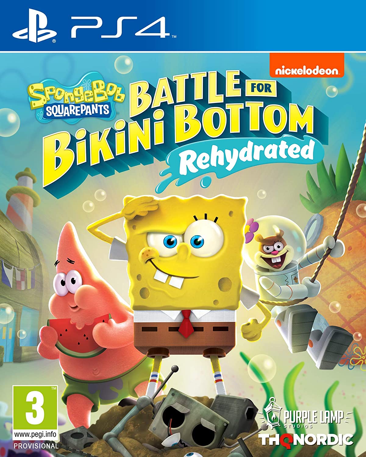 Spongebob SquarePants Battle for Bikini Bottom Rehydrated - PlayStation 4 Játékok
