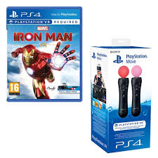 Marvels Iron Man VR PS4 + Move Twin Pack